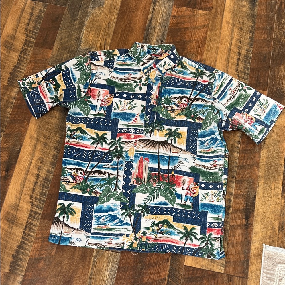 Reyn Spooner Mele Kalikimaka Hawaiian Christmas shirt